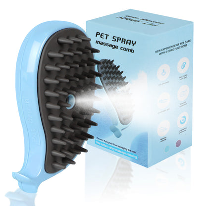 Elvanora™ SteamCare Pro – Self-Cleaning Steam Brush for Cats & Dogs | Gentle Deshedding, Deep Cleaning & Fur Care for All Coat Types ✅🐾