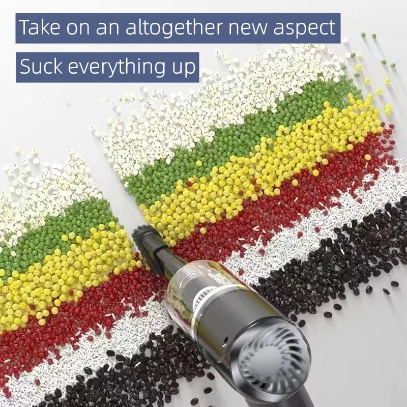 120W Elvanora™ Portable Handheld Vacuum – Cordless High-Power Deep Clean for Home, Car & Office