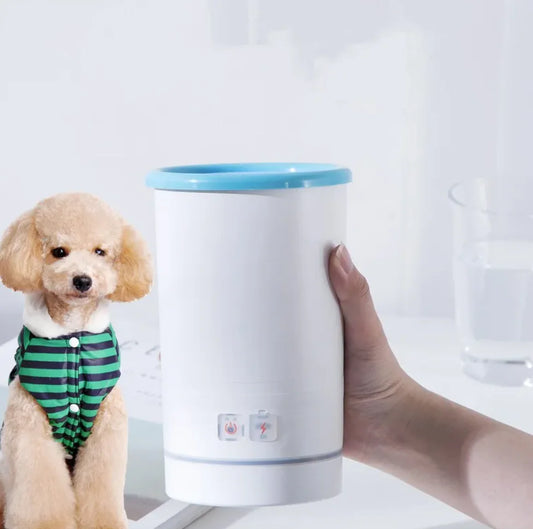 Automatic Paw Cleaner Cup for Dogs Gentle Deep Cleaning, • Mess-Free Design • Everyday Paw Care