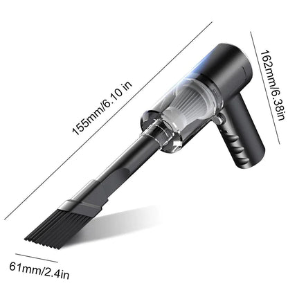 120W Elvanora™ Portable Handheld Vacuum – Cordless High-Power Deep Clean for Home, Car & Office
