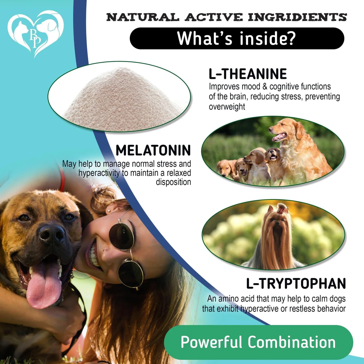 Elvanora™ Hemp Calming Chews for Dogs Natural Anxiety Relief •' Separation Stress Support • Gentle Daily Calming Treats
