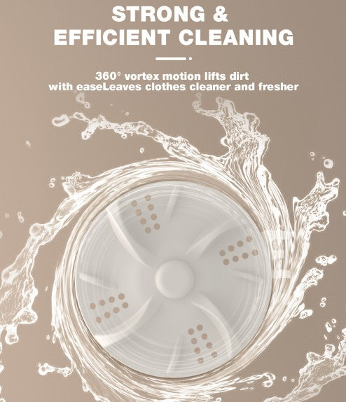 The Portable Mini Washing Machine🔌™ keeps your essentials fresh—wherever life takes you.™ – USB Rechargeable Foldable Travel Washer for Baby Clothes, Underwear & Socks