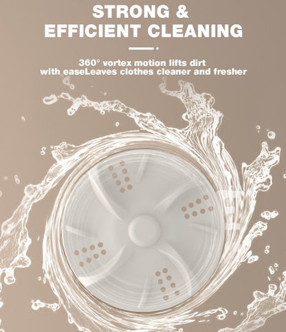 The Portable Mini Washing Machine🔌™ keeps your essentials fresh—wherever life takes you.™ – USB Rechargeable Foldable Travel Washer for Baby Clothes, Underwear & Socks