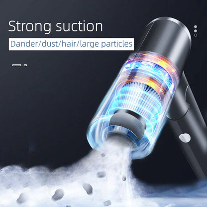 120W Elvanora™ Portable Handheld Vacuum – Cordless High-Power Deep Clean for Home, Car & Office