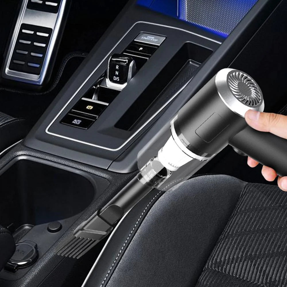 120W Elvanora™ Portable Handheld Vacuum – Cordless High-Power Deep Clean for Home, Car & Office