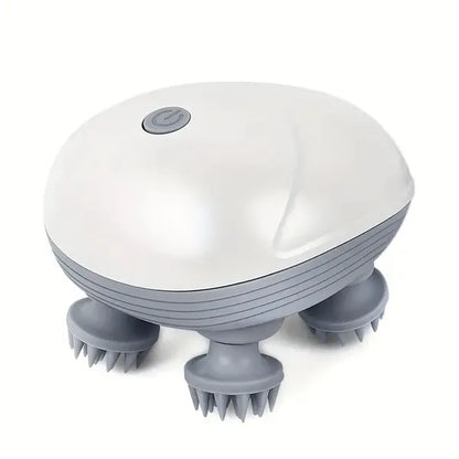 Elvanora™ SoothPaws Electric Pet Massager – 4 Rotating Heads, Scalp & Muscle Relaxation for Cats & Dogs