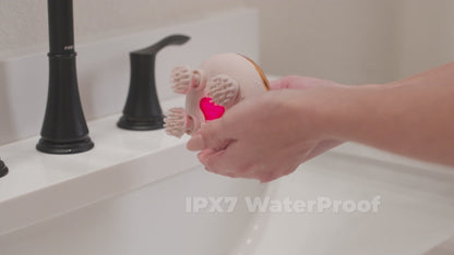 Elvanora™ SoothPaws Electric Pet Massager – 4 Rotating Heads, Scalp & Muscle Relaxation for Cats & Dogs