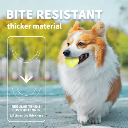 Elvonera™ 3196 Mini Automatic Tennis Ball Launcher for Pets, Hands-Free Play •. Lightweight & Portable • Smart Exercise Solution